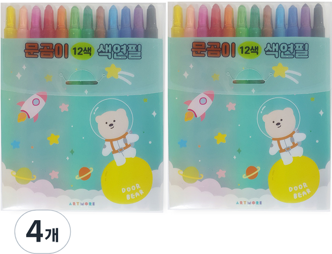 아트모아 색연필, 12색, 4개