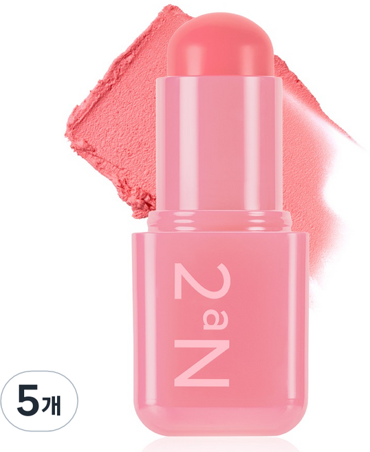 투에이엔 포켓 코튼 블러링 스틱 3.5g, 5개, 코튼피즈