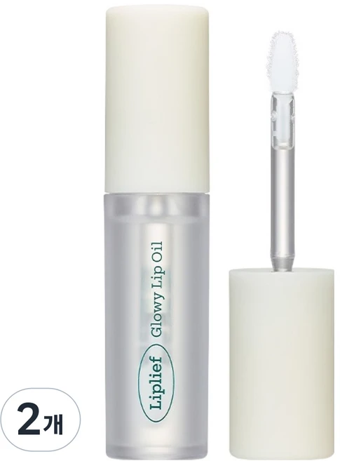 립리프 글로이 립 오일, 투명, 4.3ml, 2개 - 쿠팡