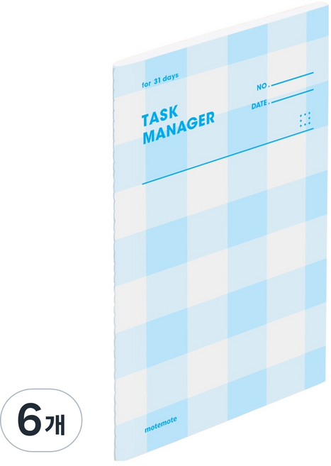 모트모트 태스크 매니저 31DAYS 스터디 플래너, 럭키 스퀘어, 6개