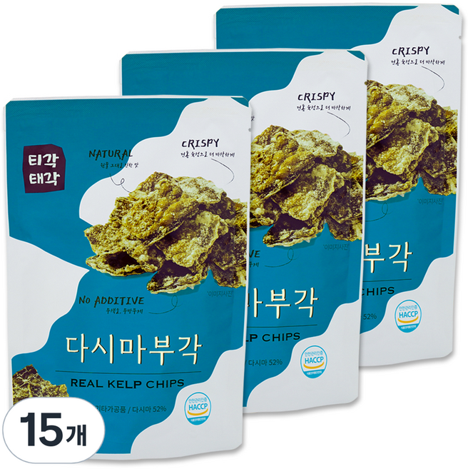 티각태각 다시마부각, 60g, 15개
