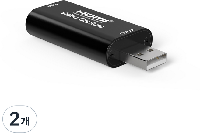 넥스트유 USB 2.0 HDMI 캡쳐보드, NEXT-7326HVC-4K, 2개