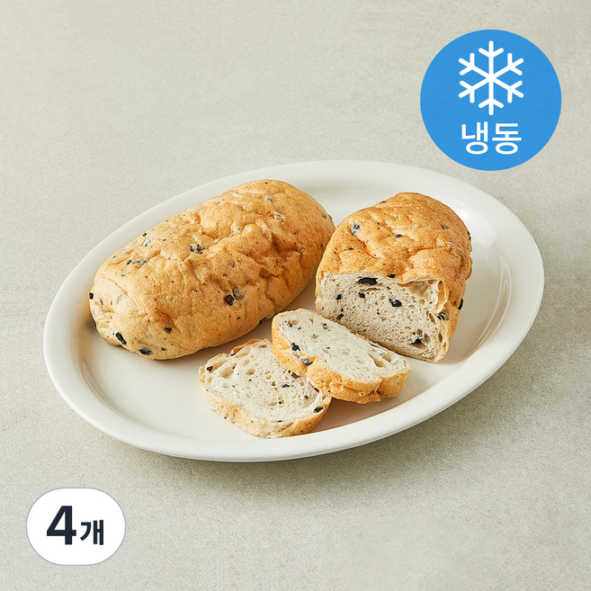 더브레드블루 올리브쌀 치아바타 2개입 (냉동), 400g, 4개