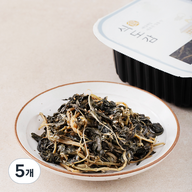 바다원 식도감 비름나물 반찬, 400g, 5개