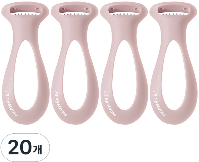 에프쓰리시스템즈 세이프티 각질면도기, 20개