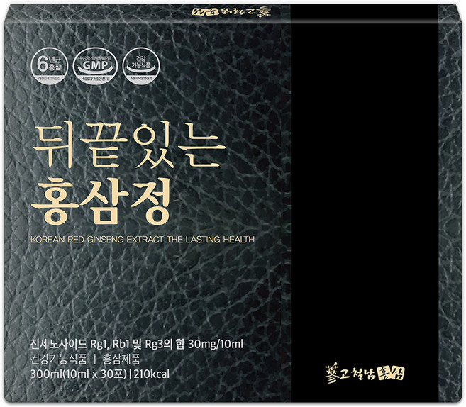 고철남홍삼 뒤끝있는 홍삼정 30개입, 30회분, 1개