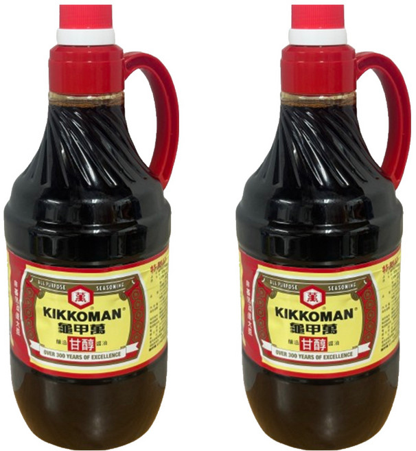 KIKKOMAN 龜甲萬 甘醇醬油, 1.6L, 2瓶