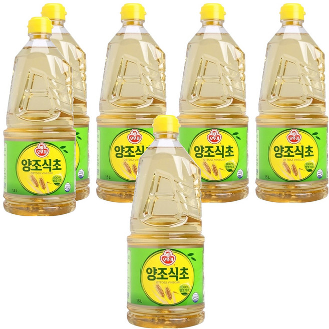 오뚜기 양조 식초, 1.5L, 6개