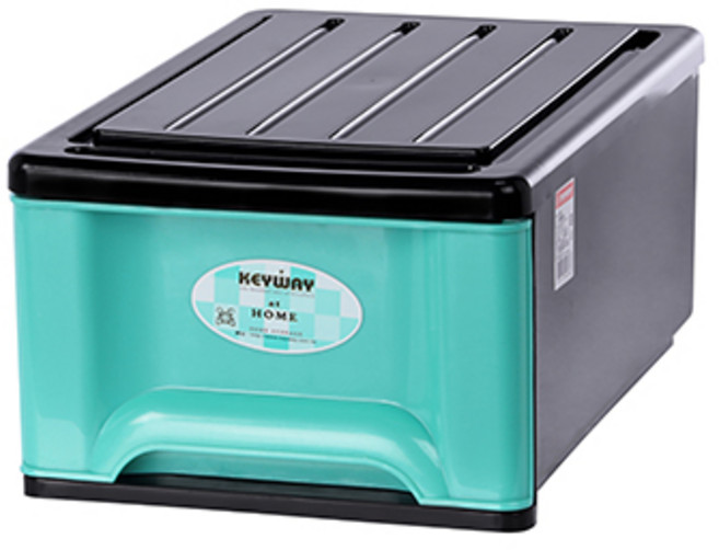 KEYWAY 聯府 莫比抽屜整理箱, 綠色, 1個