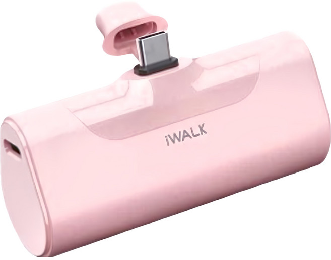 Iwalk Battery 四代 TypeC款 行動電源 77 x 47 x 26mm, DBL4500L/DBL4500C, 粉色
