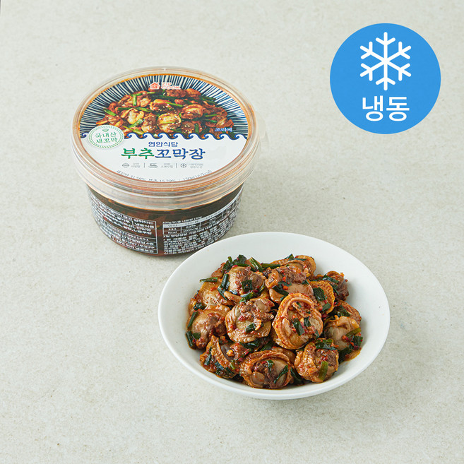 연안식당 부추꼬막장 (냉동), 150g, 1개