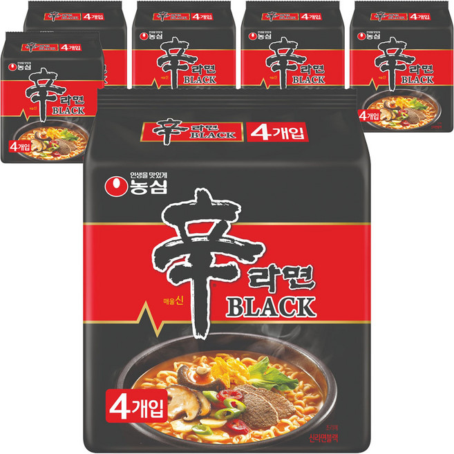 농심 신라면 블랙 134g, 24개