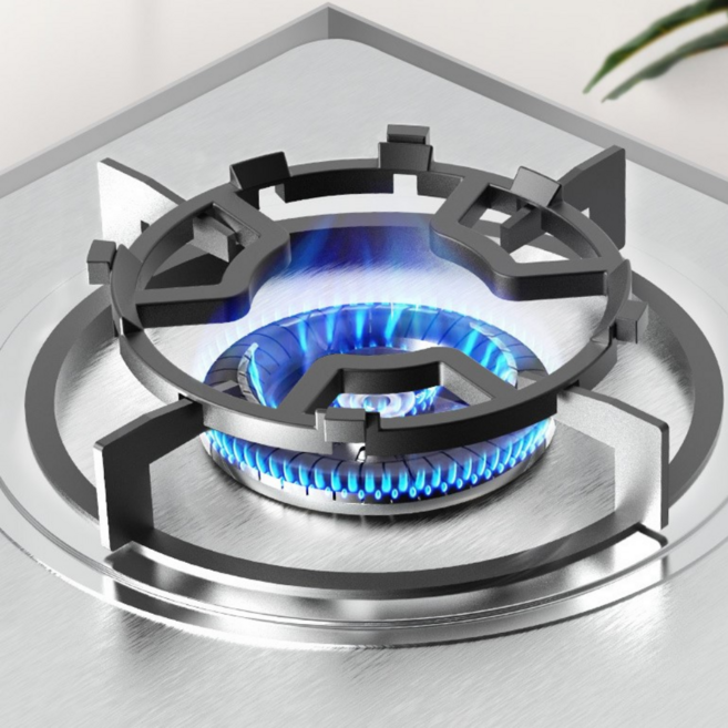 ADUNE 미니 가스레인지 화구 받침대, 블랙, 1개