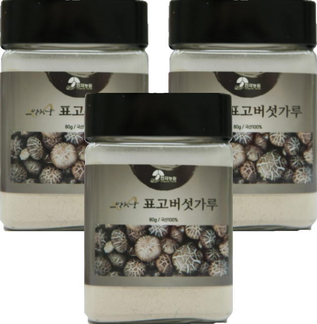 현재농원 박찬웅 표고버섯가루, 80g, 3개