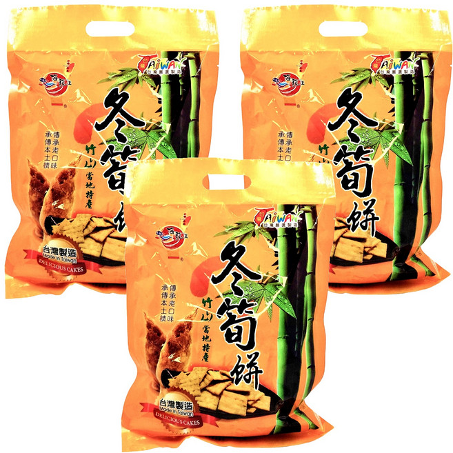 Onlyone 海龍王 冬筍餅, 140g, 3包