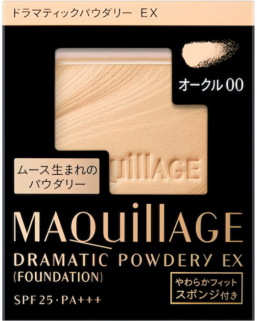 MAQuillAGE 心機彩粧 星魅輕羽粉餅 UV EX SPF25 補充裝, OC00, 1個