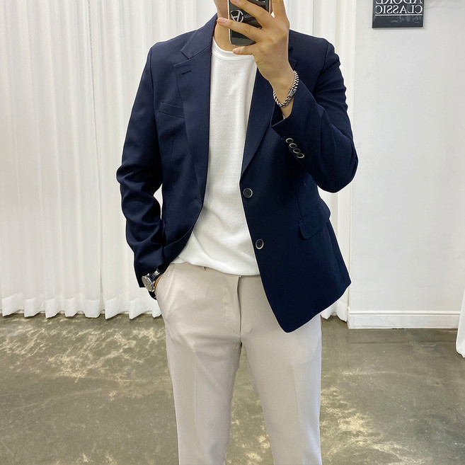 아도르클래식 남자 시크 4컬러 반밴딩 봄 여름 가을 프리미엄 자켓