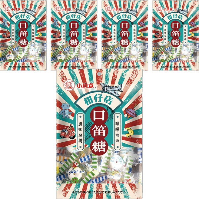 小貝京 日式口笛, 145g, 5袋