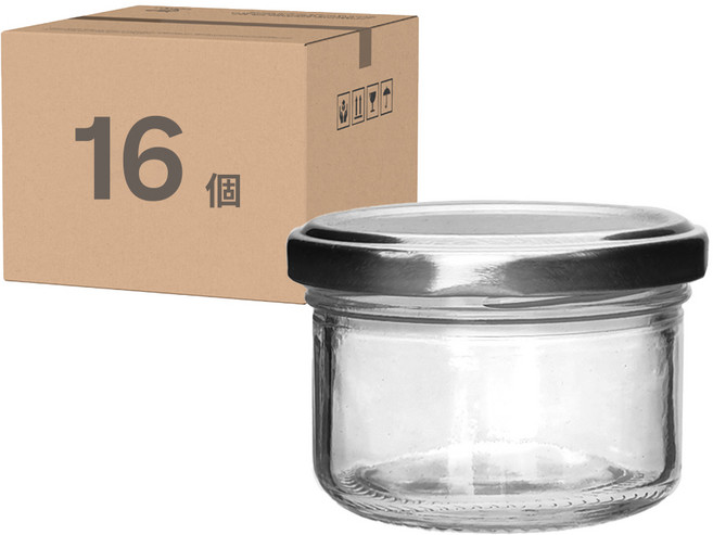 MIREU 迷你半身玻璃瓶, 100ml, 16個