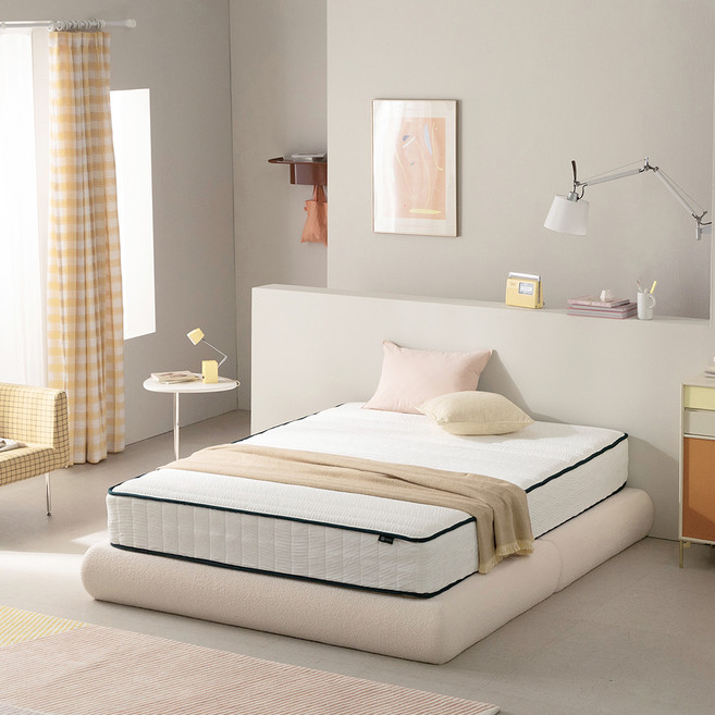 지누스 베이직 하이브리드 스프링 매트리스, 20cm, 소프트 미디엄