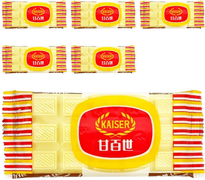 KAISER 甘百世 白巧克力糖, 30g, 6片