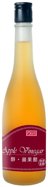 康健生機 醇 蘋果醋, 500ml, 2瓶