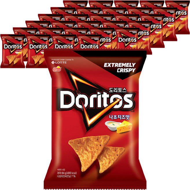 도리토스 나쵸치즈맛 소, 84g, 30개