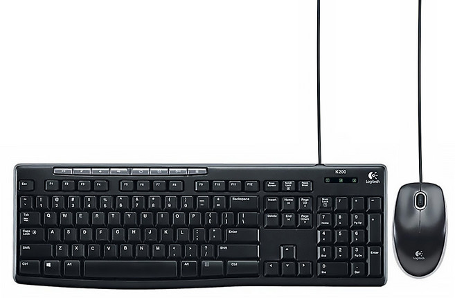 logitech 羅技 台灣公司貨 MK200 有線鍵盤滑鼠組 原廠保固, 鍵盤 YU0041 + 滑鼠M-U0026