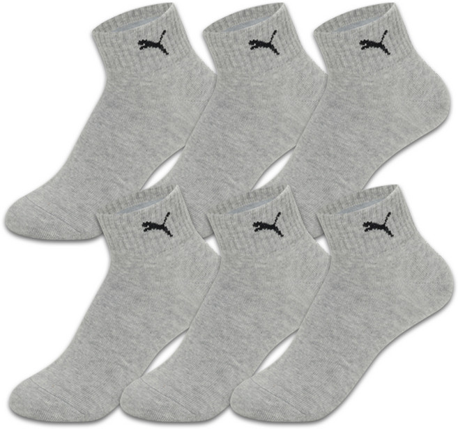 푸마 기능성 단목 양말 6켤레 세트, 그레이, 1세트
