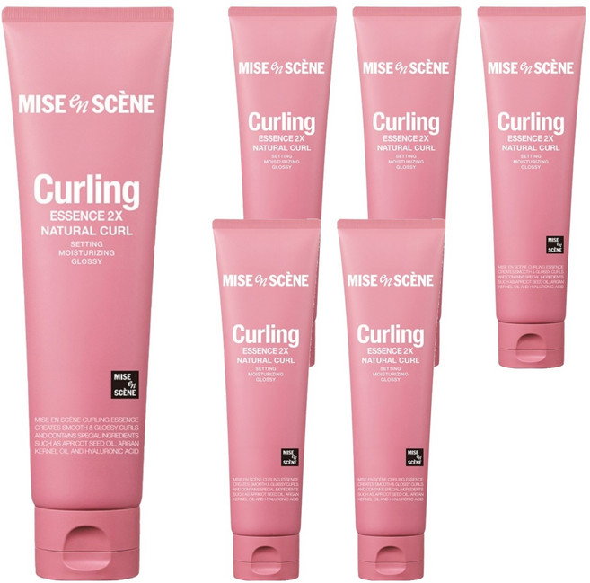 미쟝센 컬링 에센스 2X 내추럴컬, 6개, 150ml