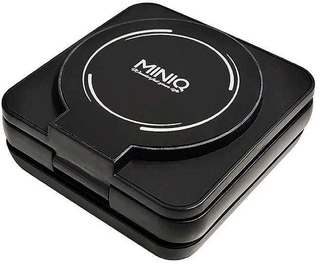 MiniQ 3in1 折疊式磁吸無線充電器座 WC-002 7 x 7 x 2.5cm 111g 原廠保固, 黑色, 1個