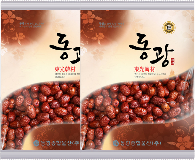 동광한방몰 대추 중국산, 2개, 300g