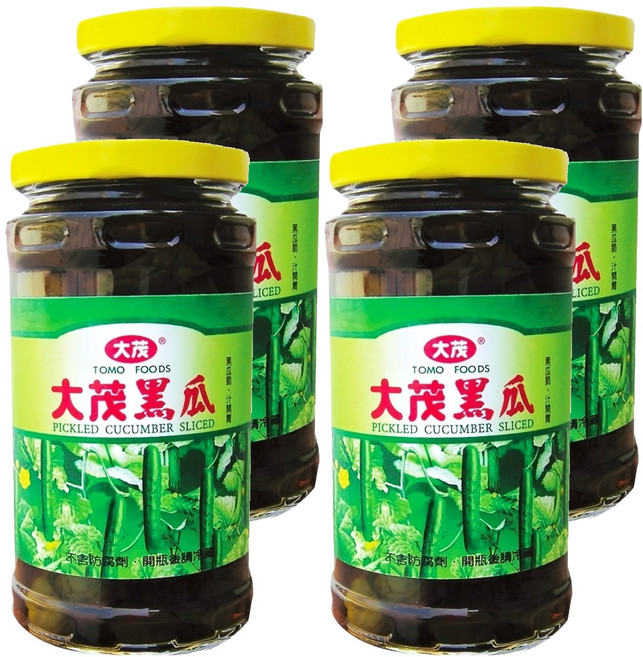 大茂 黑瓜, 375g, 4罐