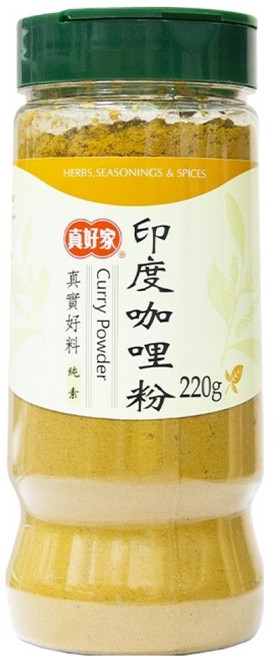 真好家 印度咖哩粉, 220g, 1瓶