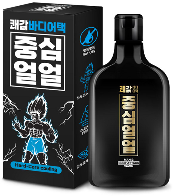 중심얼얼 쾌감바디어택 바디워시, 1개, 200ml