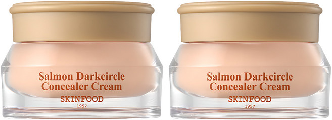 SKINFOOD 鮭魚PDRN亮眼遮瑕膏 10g, 01 Salmon Blooming, 2罐