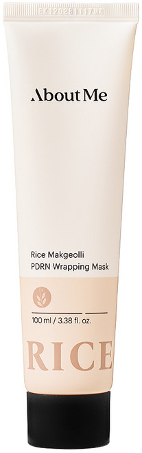 어바웃미 쌀 막걸리 PDRN 랩핑 마스크 100ml, 1개, 1개입