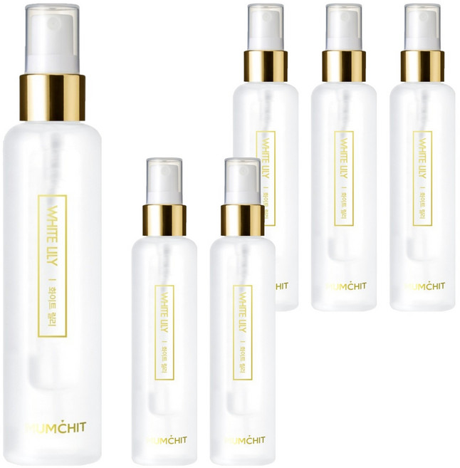 멈칫 헤어 앤 바디 미스트 화이트릴리, 105ml, 6개
