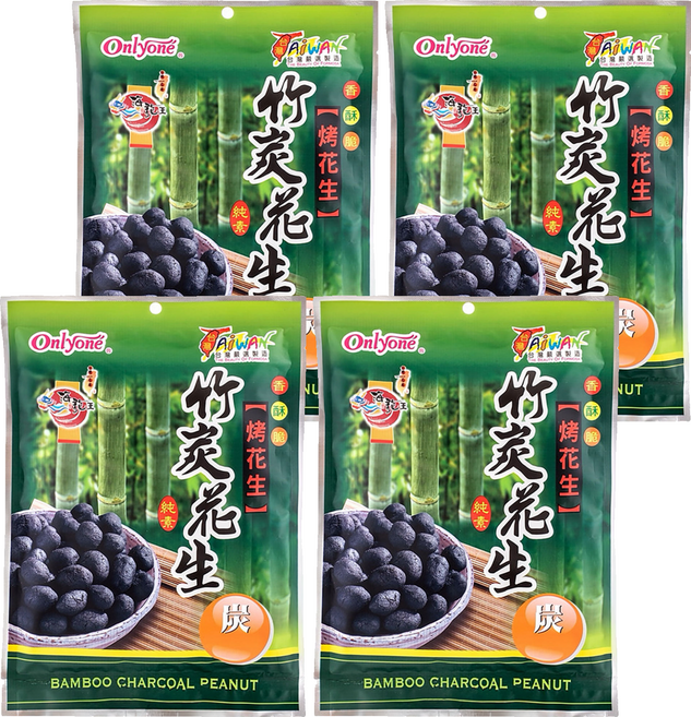 Onlyone 海龍王 竹炭花生, 150g, 4包