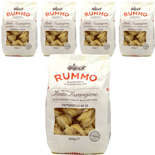 RUMMO 路莫 義大利鳥巢寬麵, 500g, 5個