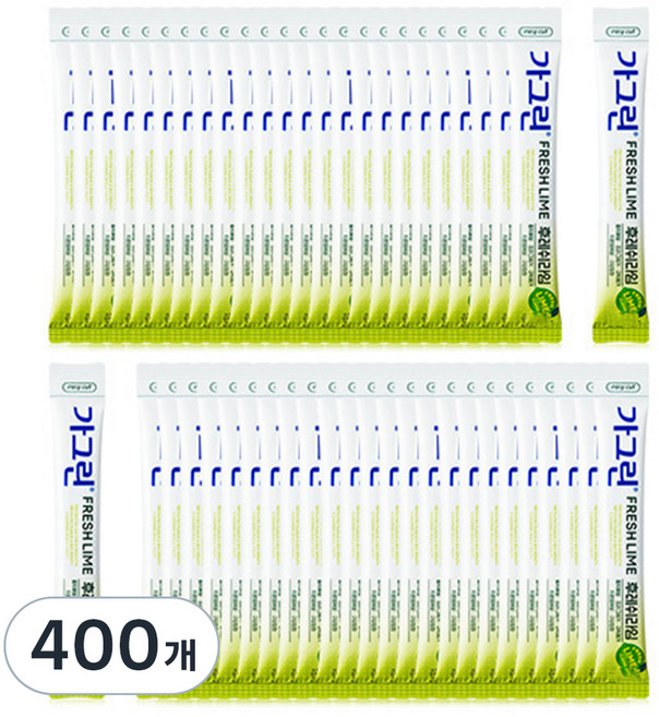 가그린 상쾌한 라임향 일회용 스틱 구강세정제, 10ml, 400개