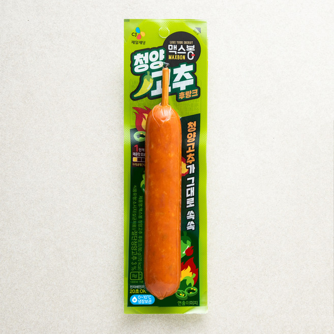 맥스봉 청양고추 후랑크, 80g, 1개