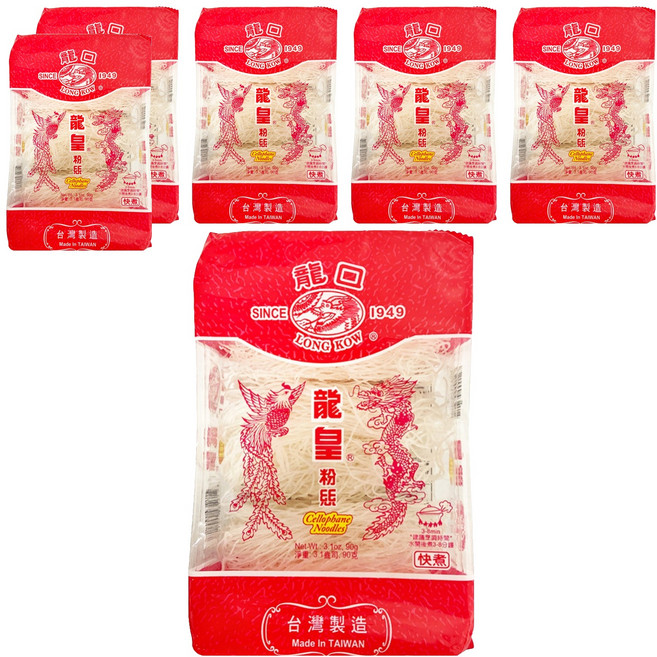 龍口 龍皇 粉絲, 90g, 6包