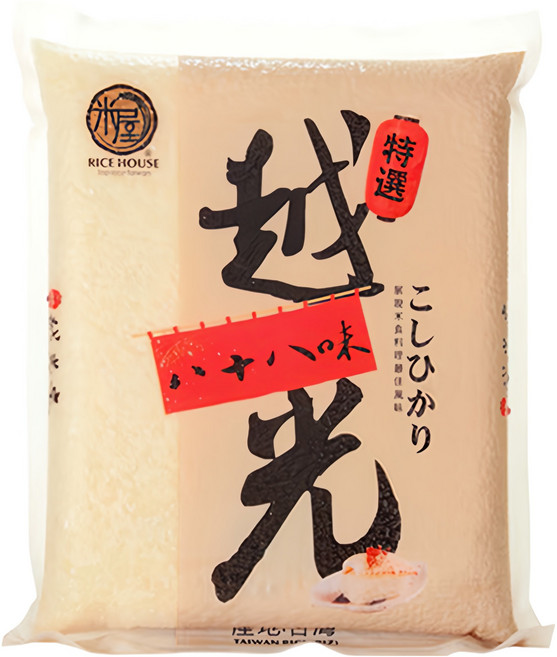 RICE HOUSE 米屋 特選越光米, 1.5kg, 1袋, CNS 一等