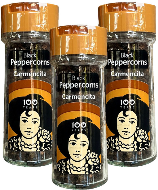 카르멘시타 통흑후추, 47g, 3개