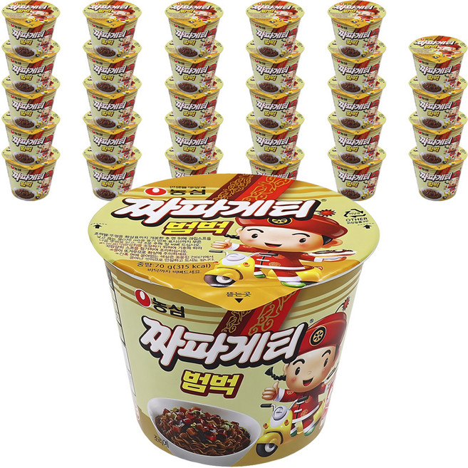 짜파게티 범벅 컵라면 70g, 60개