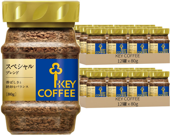 KEY COFFEE 即溶咖啡, 80g, 1入, 24罐
