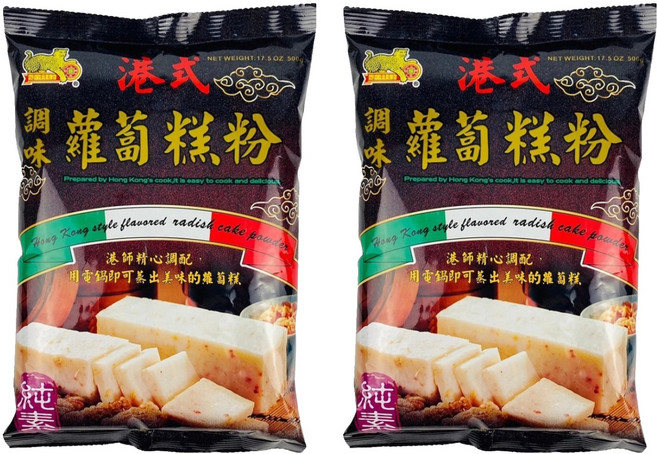 金錢豹 港式蘿蔔糕粉, 500g, 2包