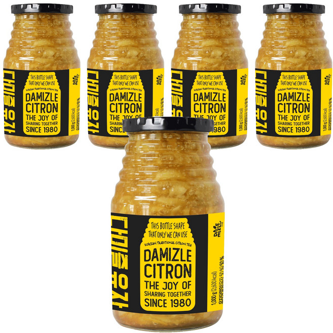 다미즐 유자차, 1kg, 1개입, 5개