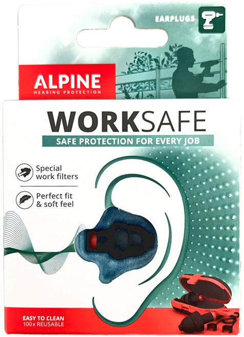 ALPINE 頂級工作聽力保護耳塞 附收納盒, 1組, 1組